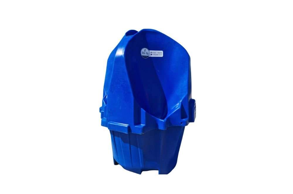 Blauw plaskruis transparante achtegrond