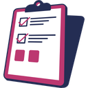 Clipboard checklist icon